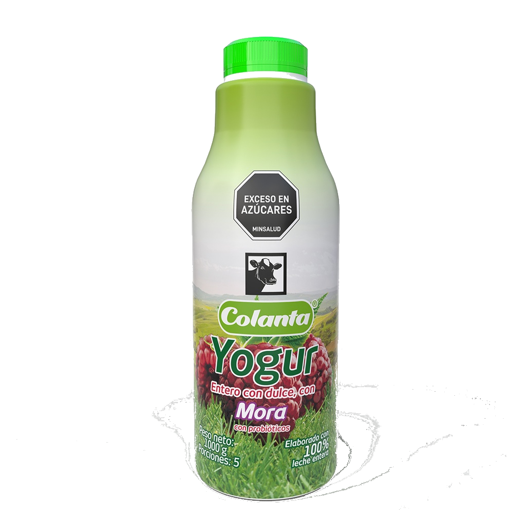 Yogur Colanta Mora Pote 1000Gr