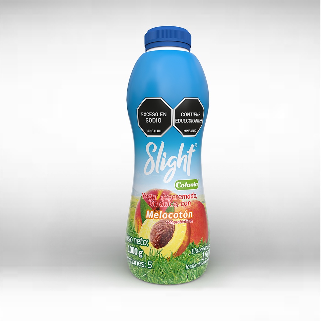 Yogur Colanta Slight Melocoton Pote 1000Gr