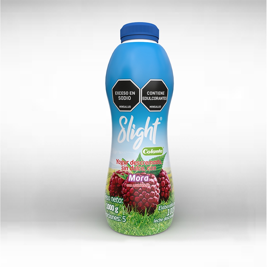 Yogur Colanta Slight Mora Pote 1000Gr