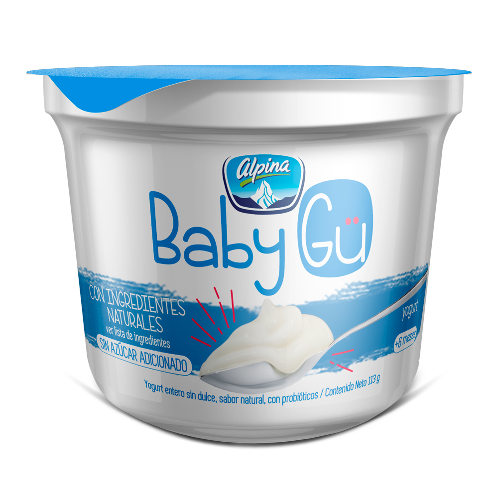 Yogurt Babygu Natural Alpina 113Gr