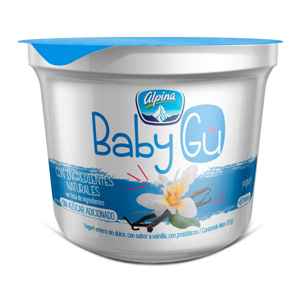 Yogurt Babygu Vainilla Alpina 113Gr