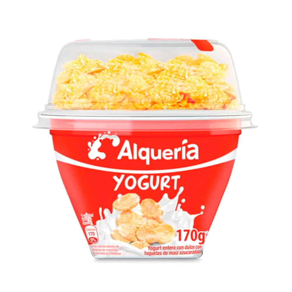 Yogurt Cereal Alqueria Hojuelas 170Gr