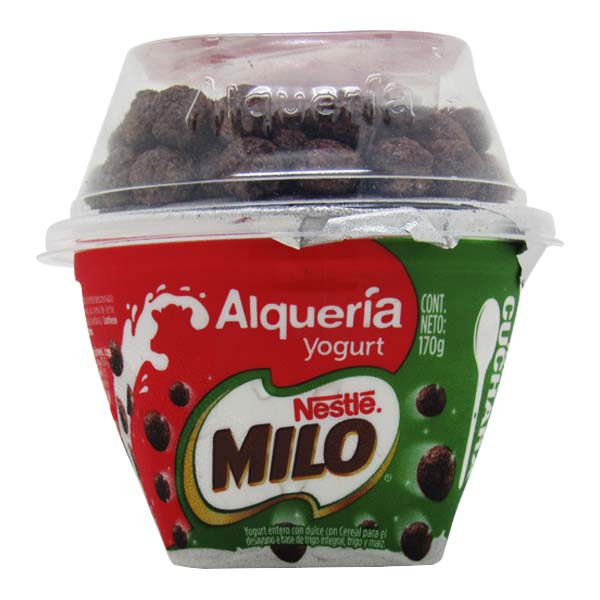 Yogurt Cereal Alqueria Milo 170Gr