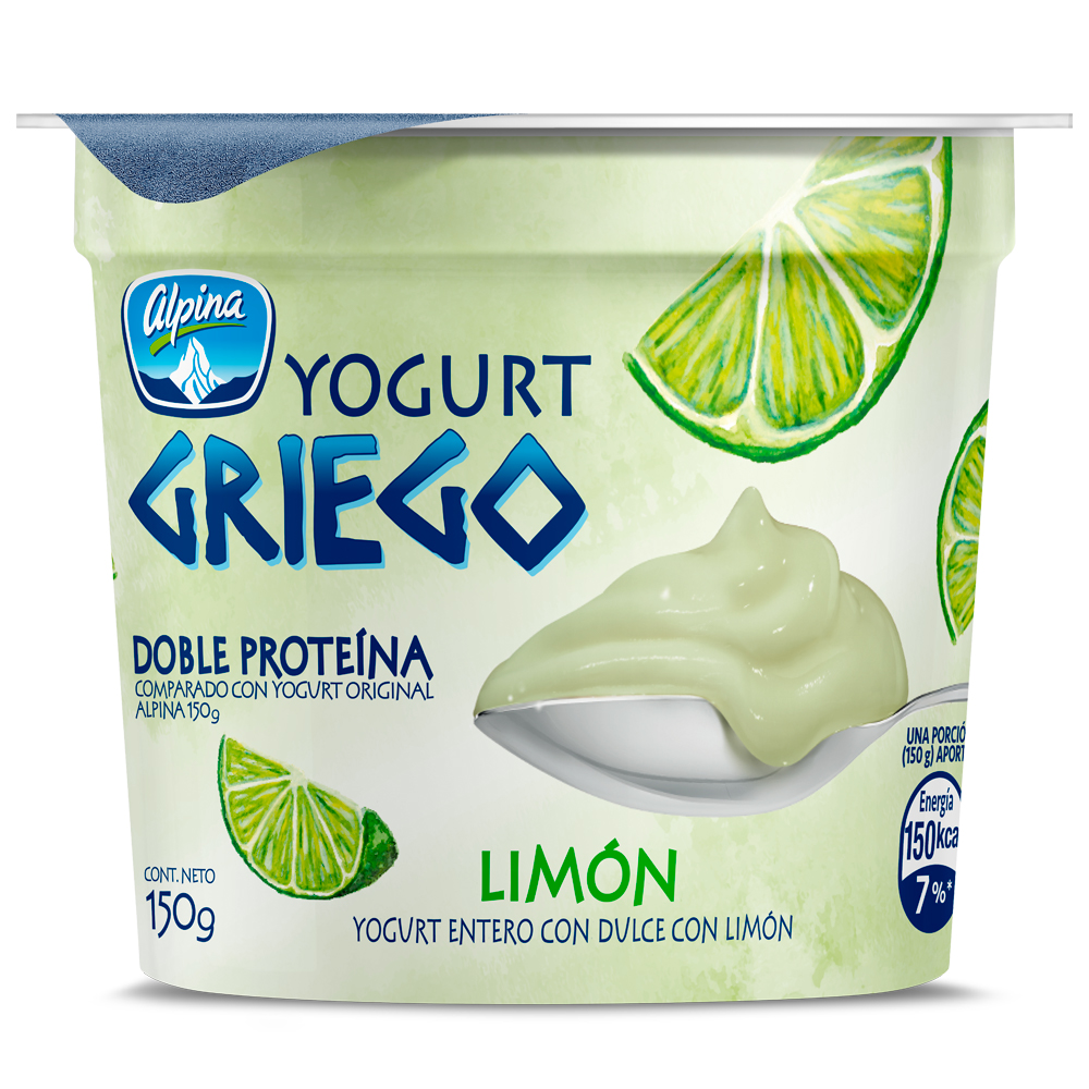 Yogurt Griego Alpina Limón 150Gr