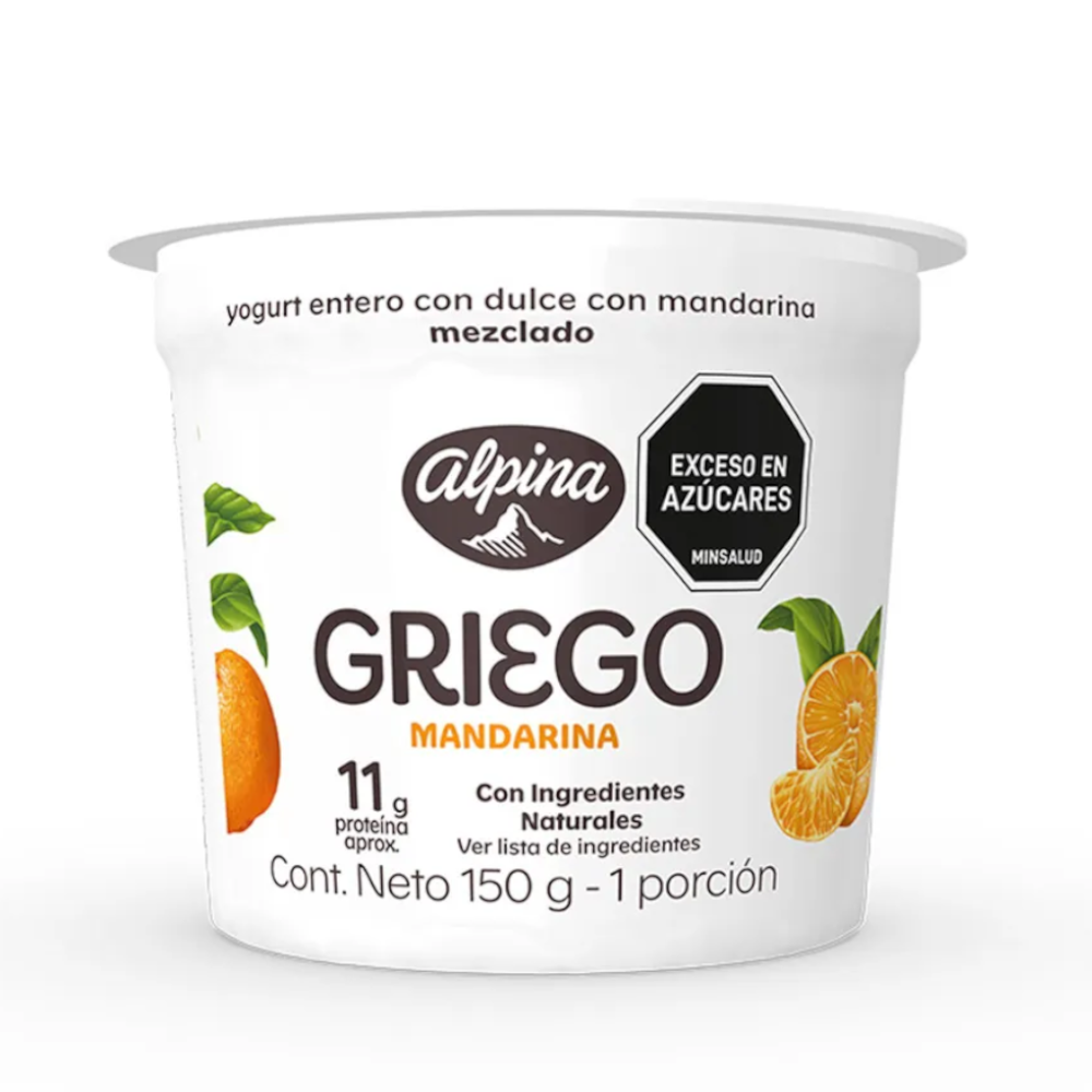 Yogurt Griego Alpina Mandarina 150Gr
