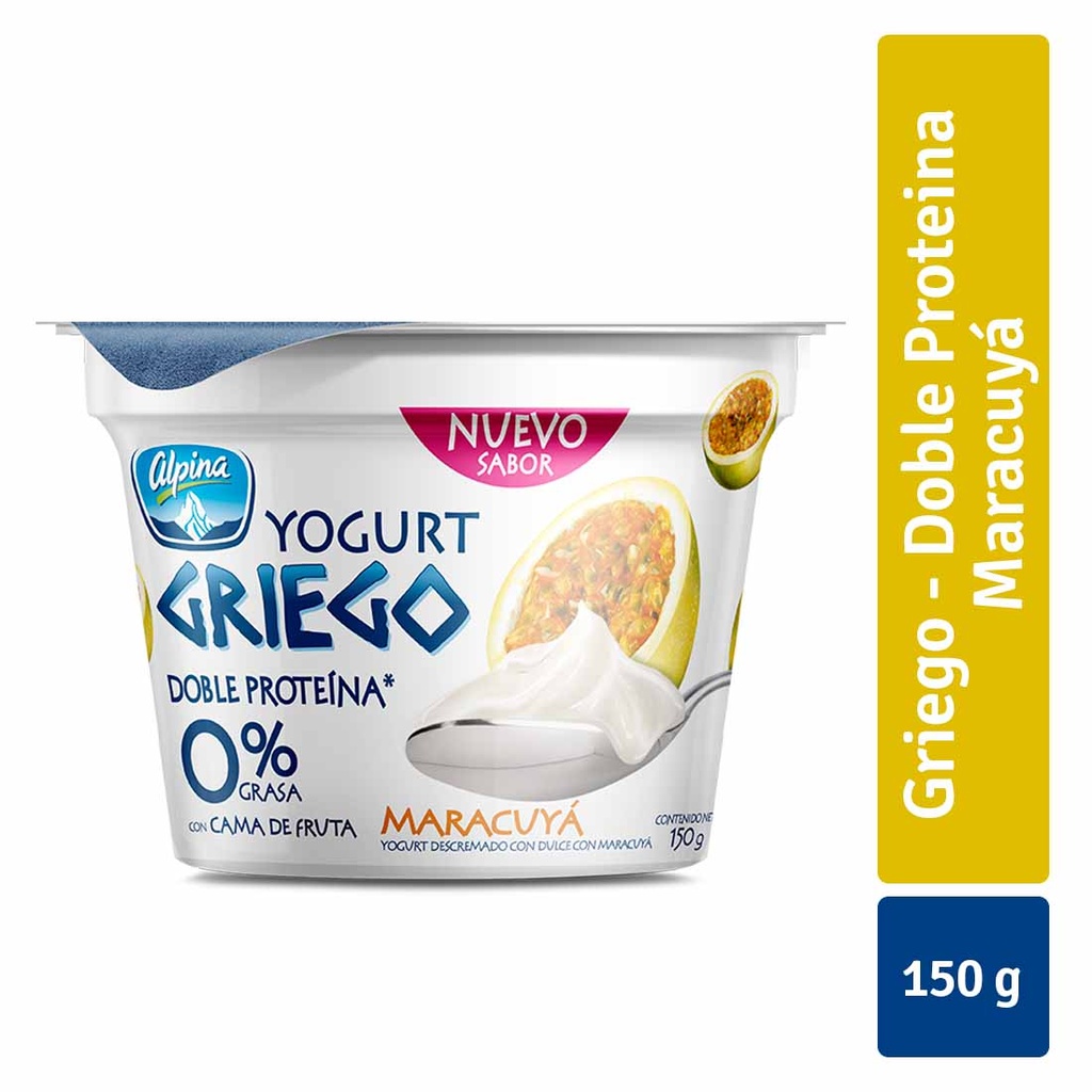 Yogurt Griego Alpina Maracuya 150Gr