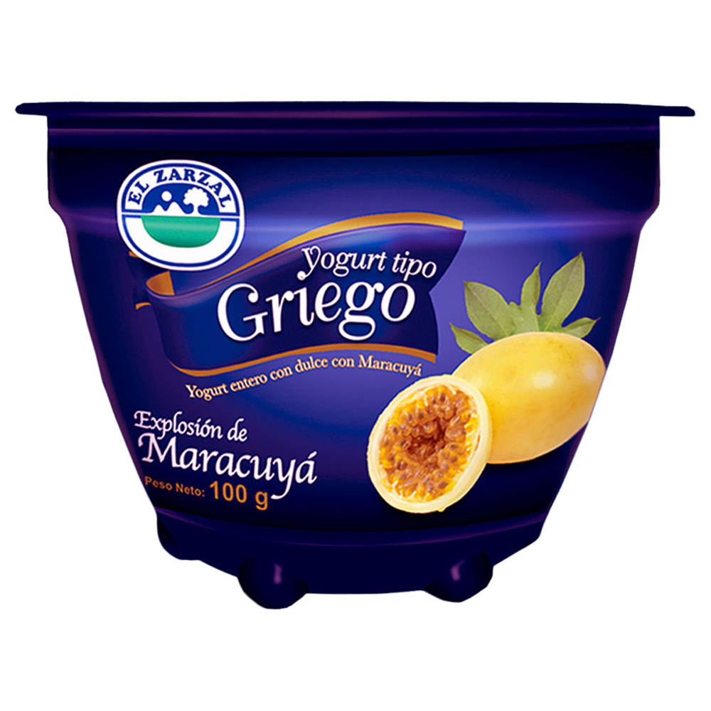 Yogurt Griego El Zarzal Maracuya 100Gr