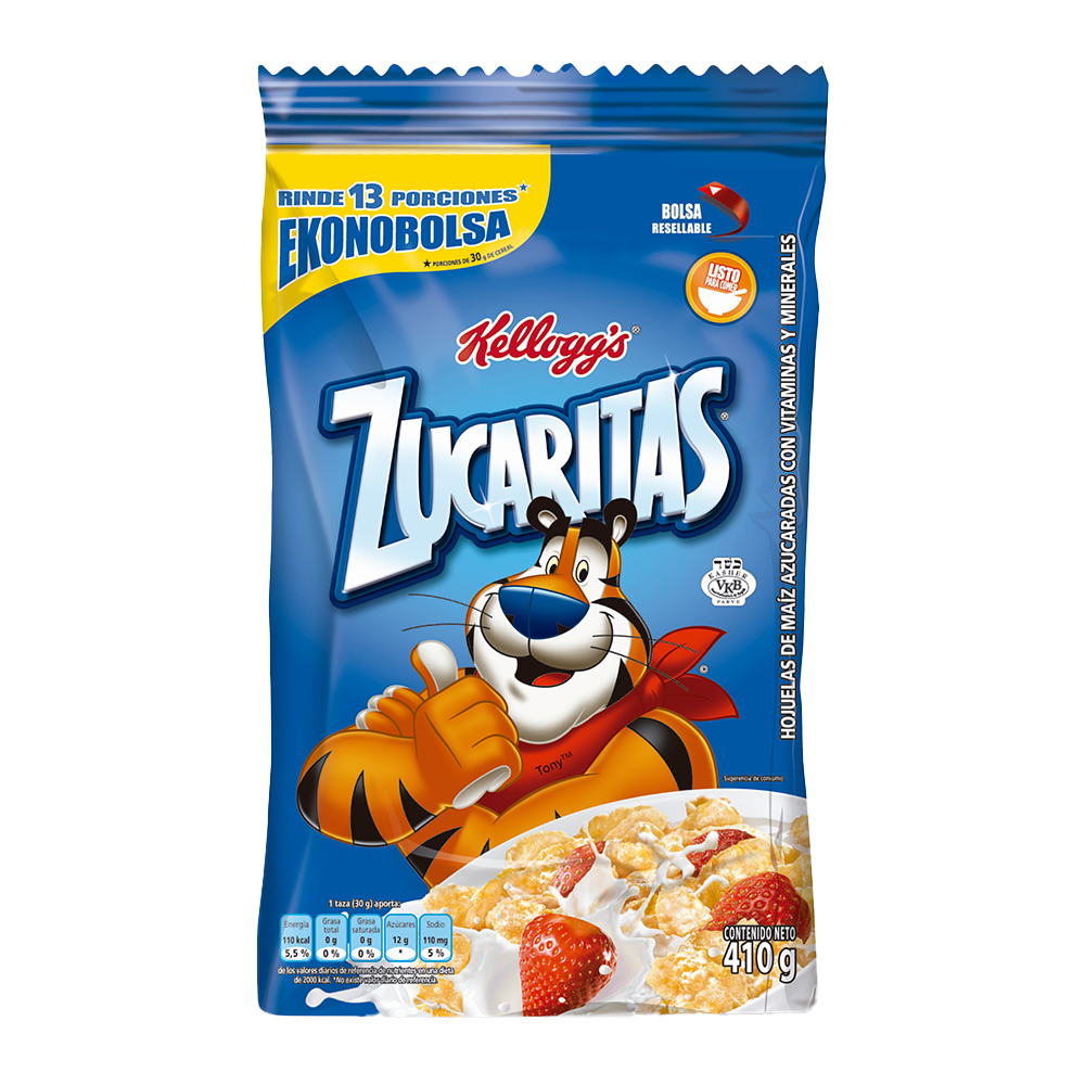 Zucaritas Kellogg's Bolsa 410Gr