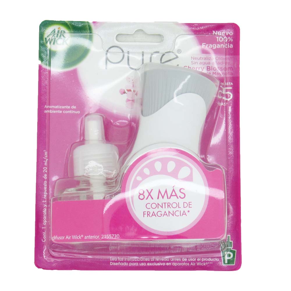 Ambientador Air Wick Pure Cherry Eléctrico 20Ml