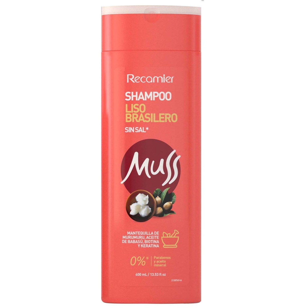 Shampoo Muss Liso Brasilero 400Ml