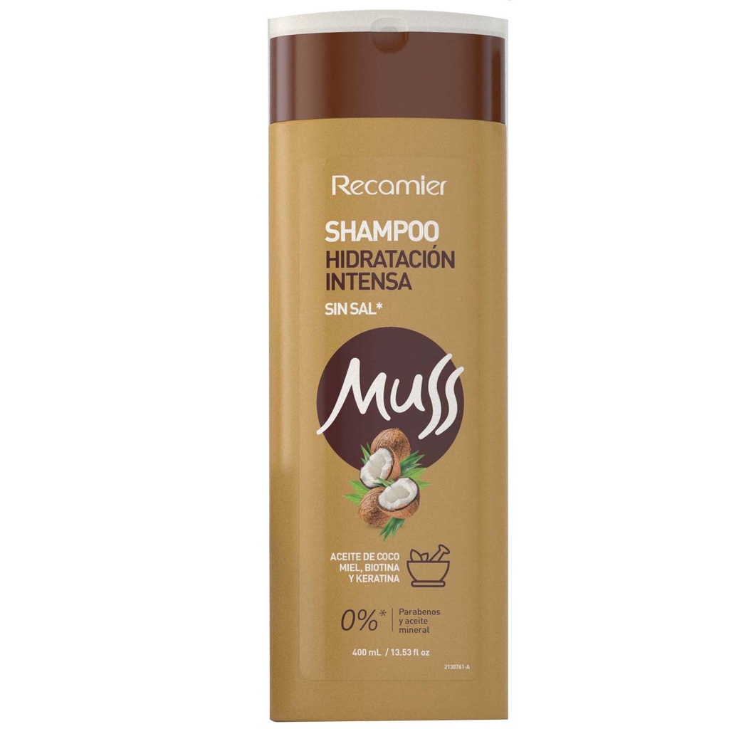 Shampoo Muss Hidratación Intensa 400Ml