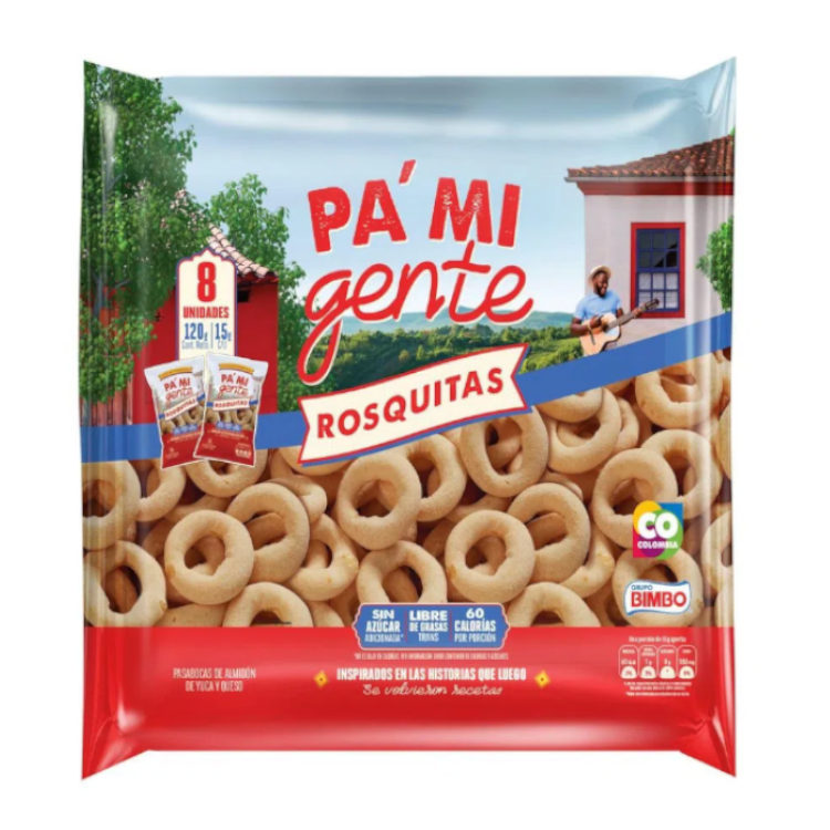 Rosquitas Pa'mi Gente 8 Paquetes 120Gr