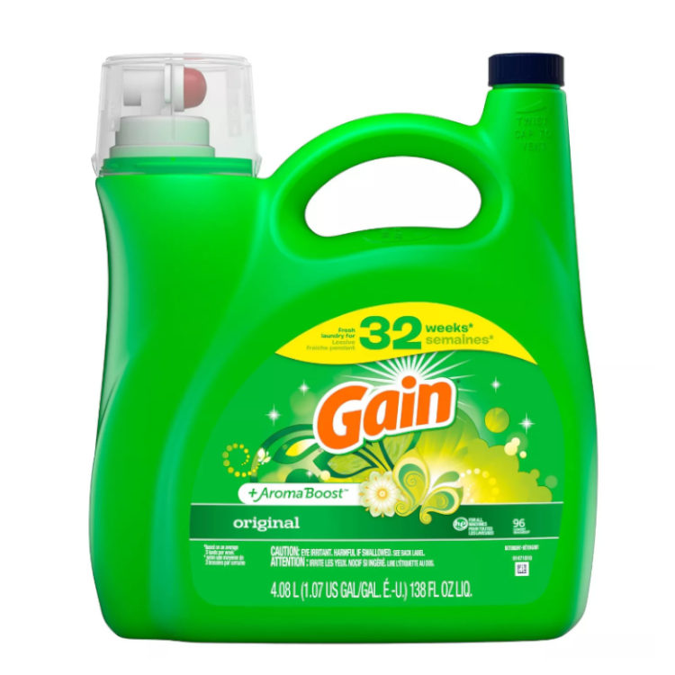 Detergente Líquido Gain Original 4080Ml