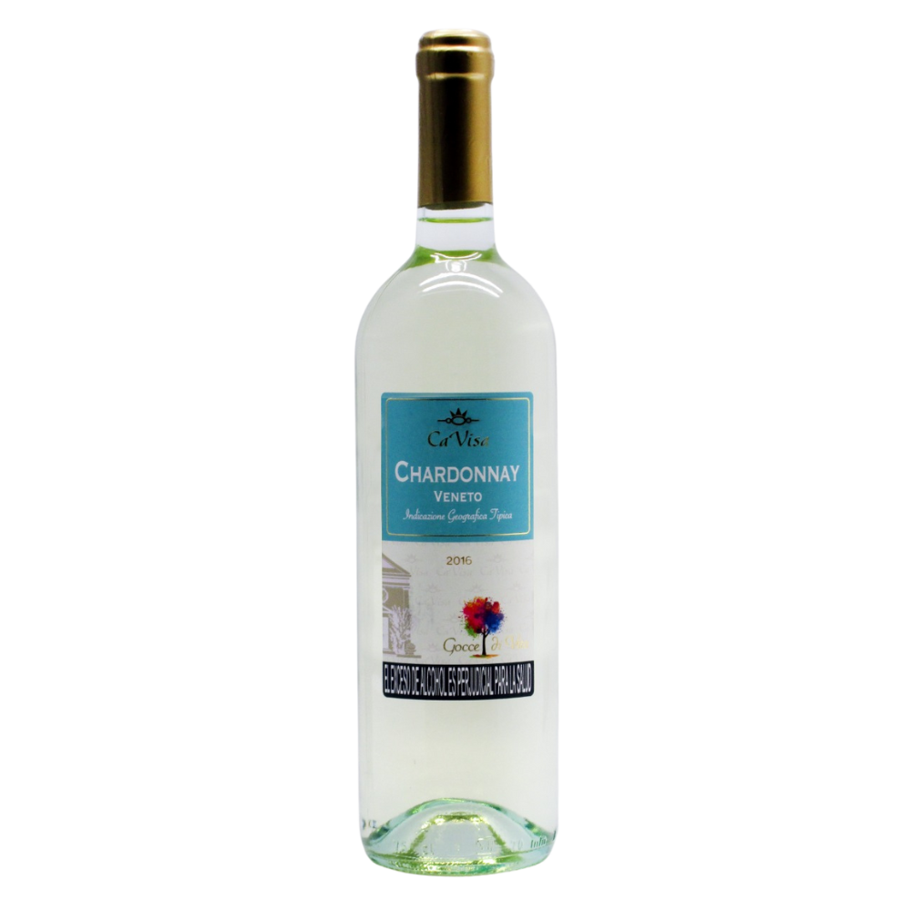 Vino Blanco Ca´visa Chardonnay Veneto Botella 750Ml