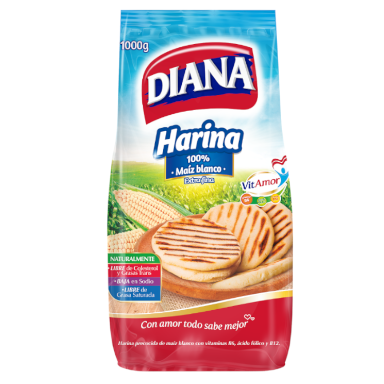 Harina Maiz Blanco Diana 1000Gr