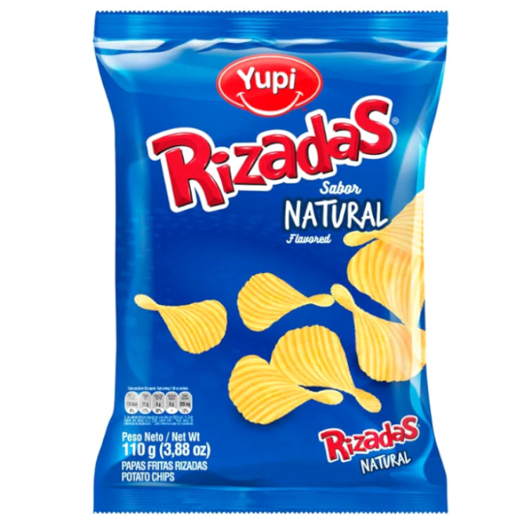 Papas Rizadas Natural Yupi 110Gr