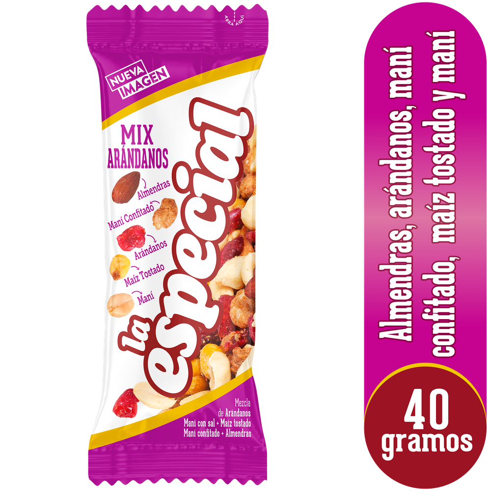 Maní La Especial Mix Arándanos 40Gr