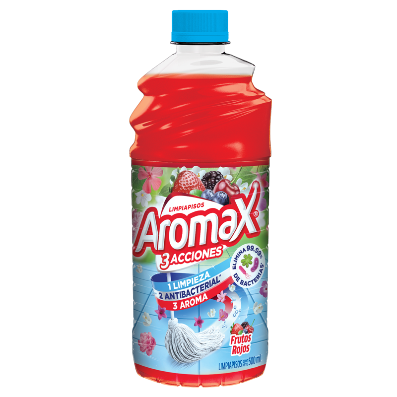 Limpia Pisos Aromax 3 Acciones Frutos Rojos 500Ml