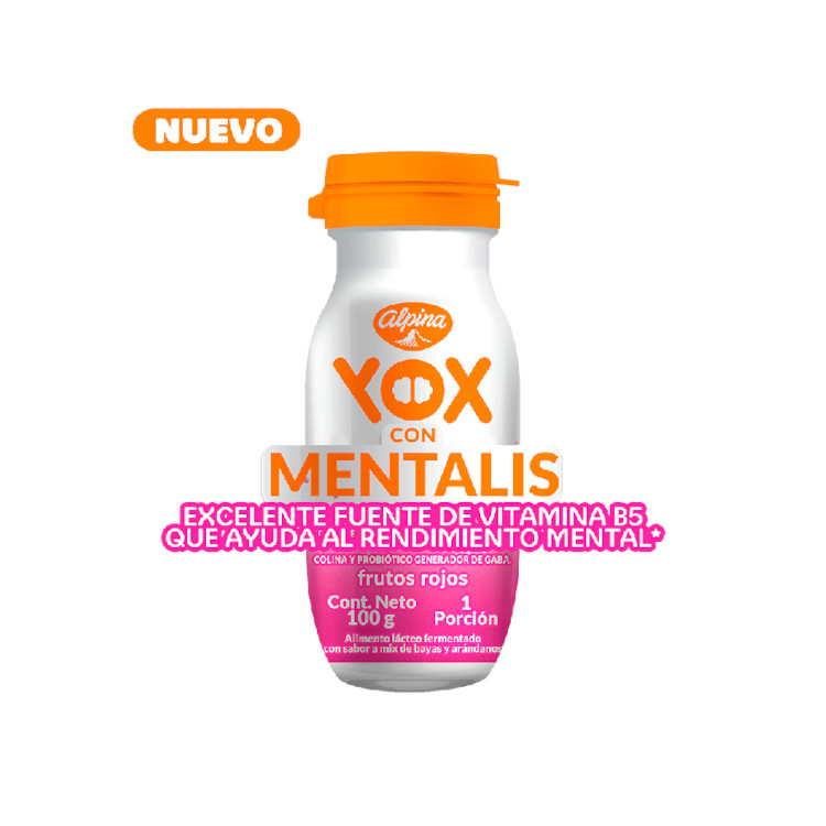 Yox Mentalis Frutos Rojos 100Gr