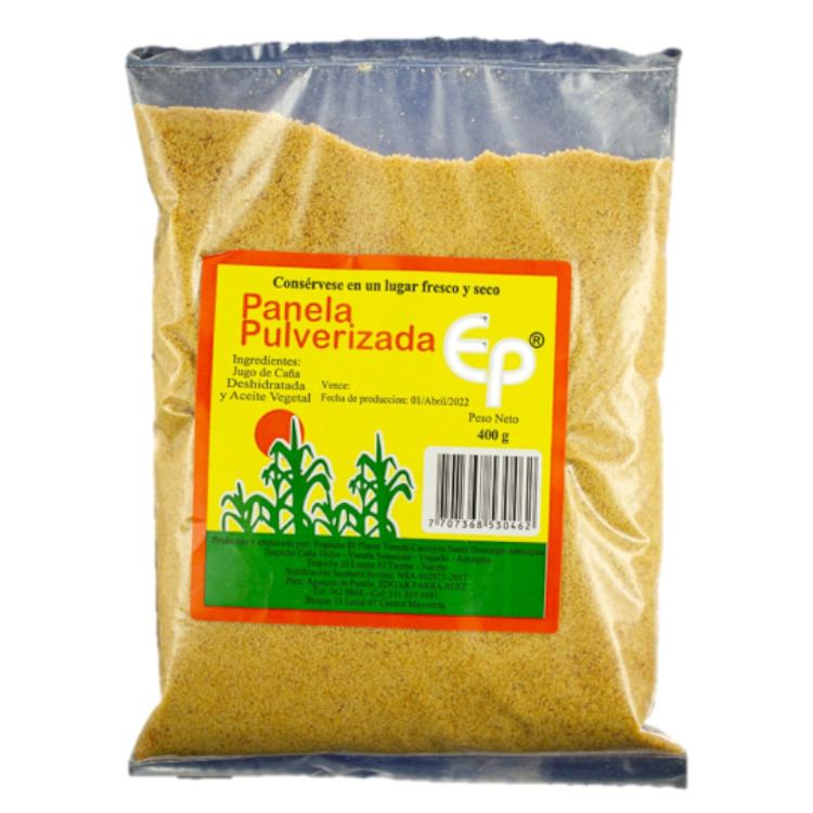Panela Pulverizada Ep 400Gr