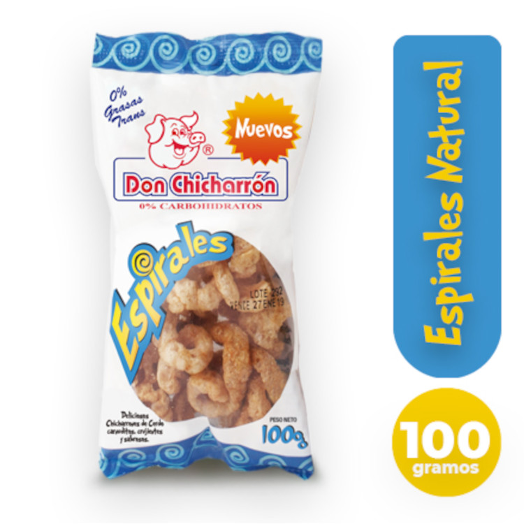 Chicharrón Don Chicharón Espirales 100Gr