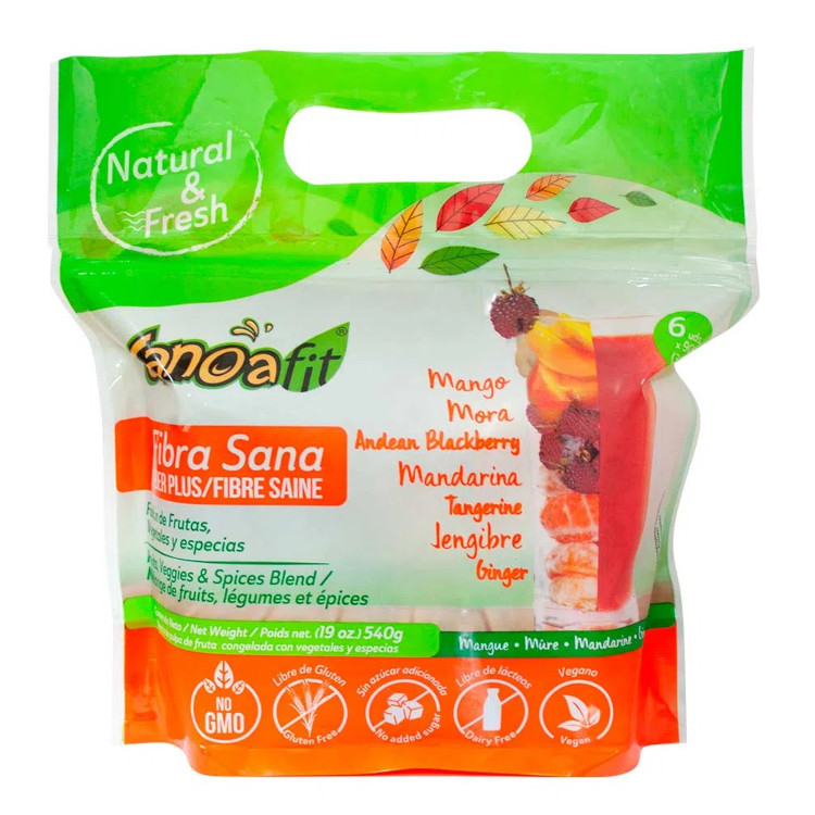 Batido Canoa Fit Fibra Sana 6 Unidades 90Gr