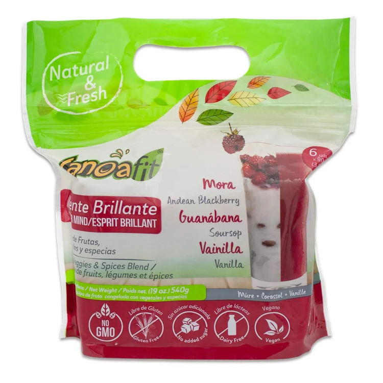 Batido Canoa Fit Mente Brillante 6 Unidades 90Gr