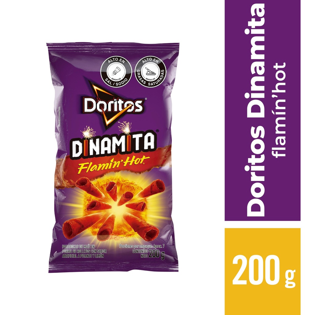 Doritos Dinamita Flamin' Hot 200Gr