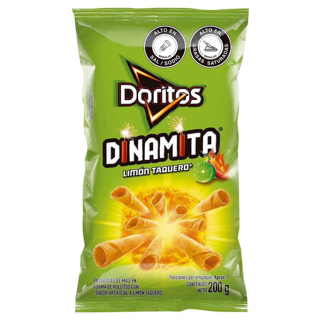 Doritos Dinamita Limón Taquero 200Gr