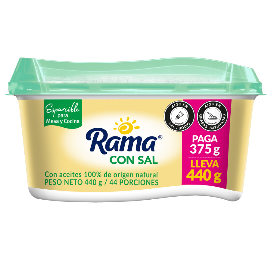 Esparcible Rama Con Sal Pague 375Gr Lleve 440Gr