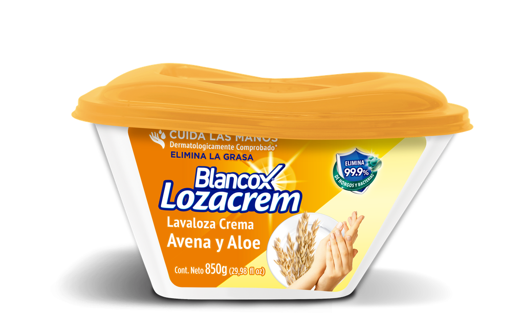 Lavaplatos Loza Crem Blancox Avena Y Aloe 850Gr