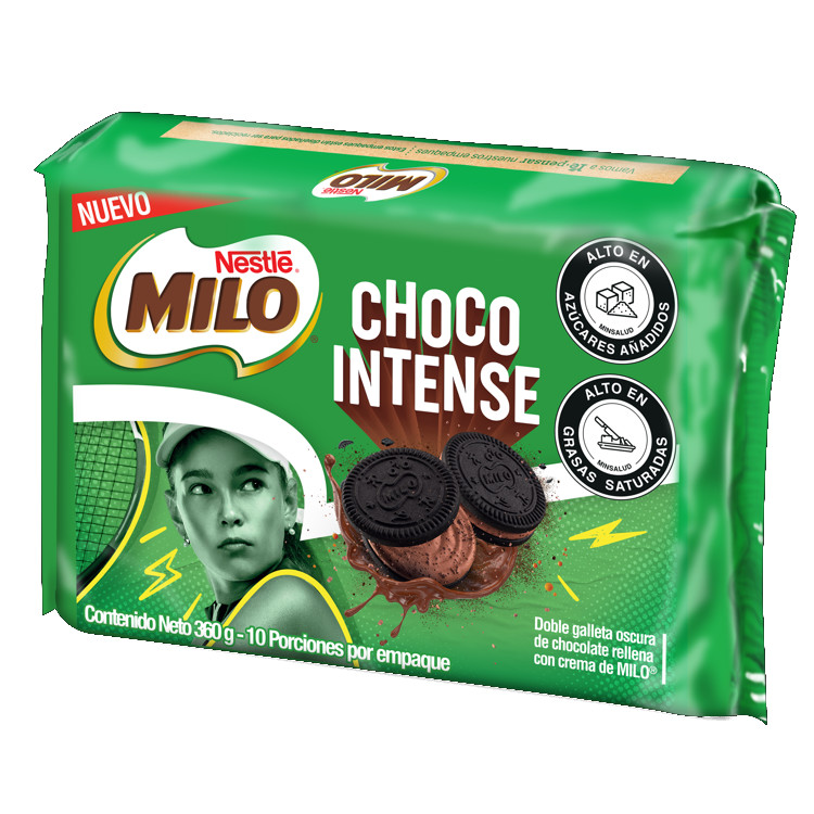 Galleta Milo Choco Intense 10 Unidades 360Gr