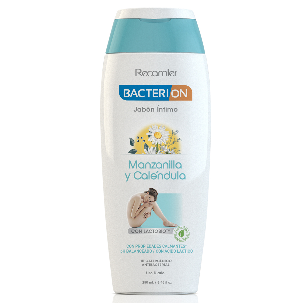 Jabón Íntimo Bacterión Manzanilla Y Caléndula 250Ml