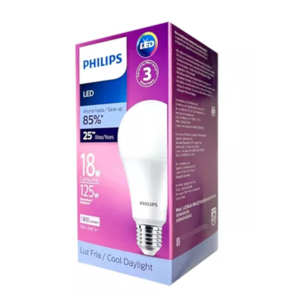 Bombillo Philips Led 18W