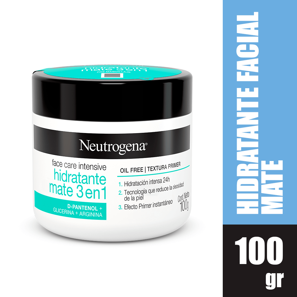 Crema Facial Hidratante Mate Neutrogena 100Gr