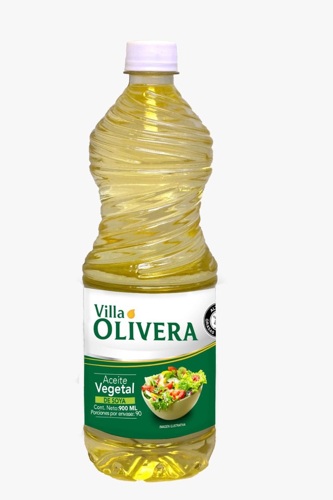 Aceite Villa Olivera Vegetal Soya 900Ml