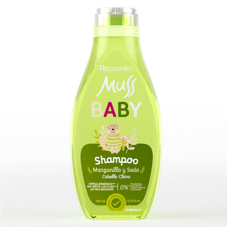 Shampoo Muss Baby  Manzanilla y Seda 400Ml