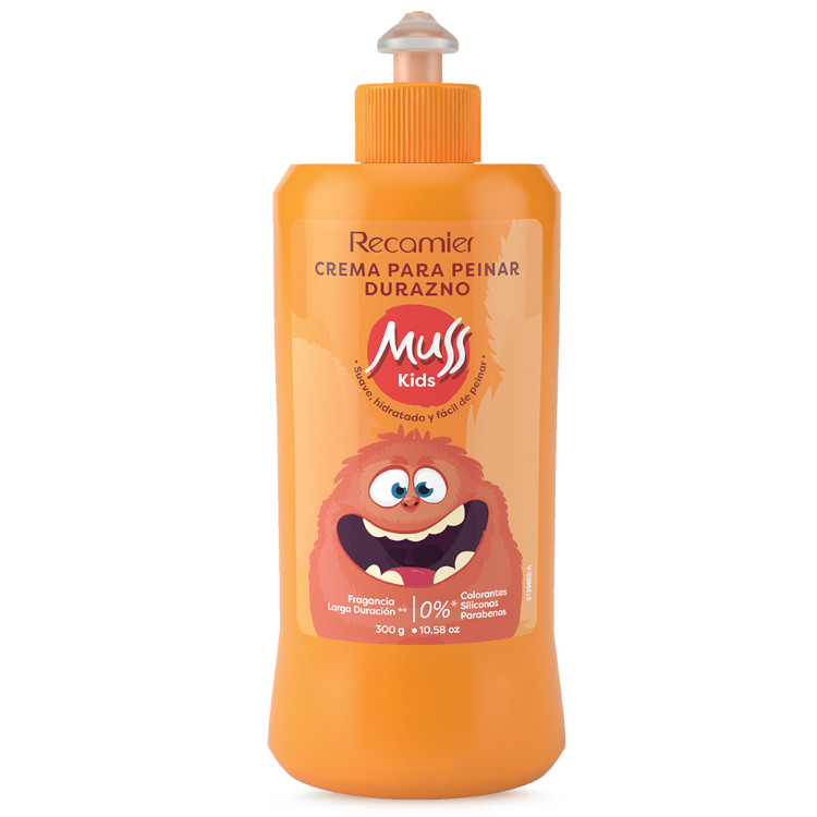 Crema De Peinar Muss Kids Durazno 300Ml