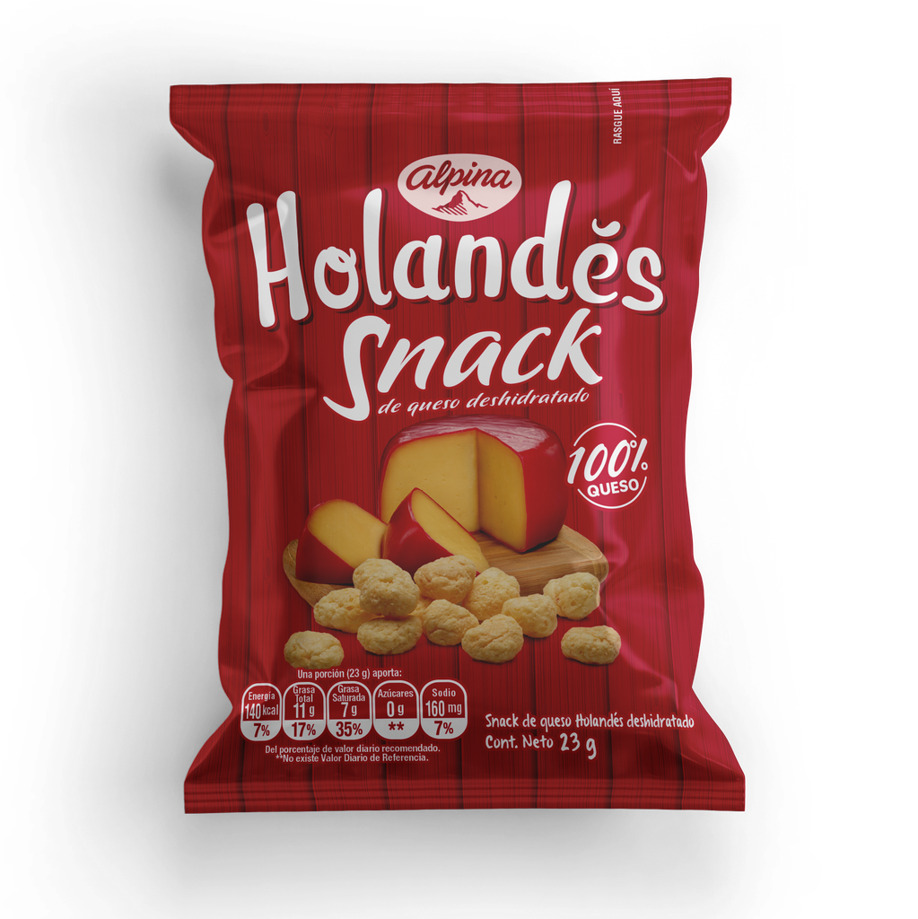 Snack Alpina Queso Holandés 23Gr 