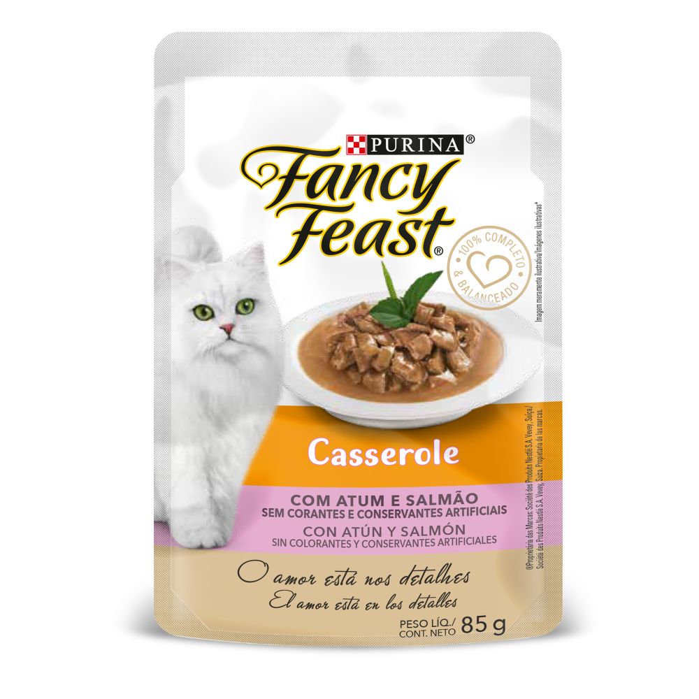 Fancy Feast Casserole Atún Salmón 85Gr