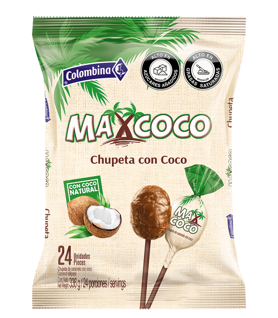 Chupeta Max Coco 24 Unidades 336Gr