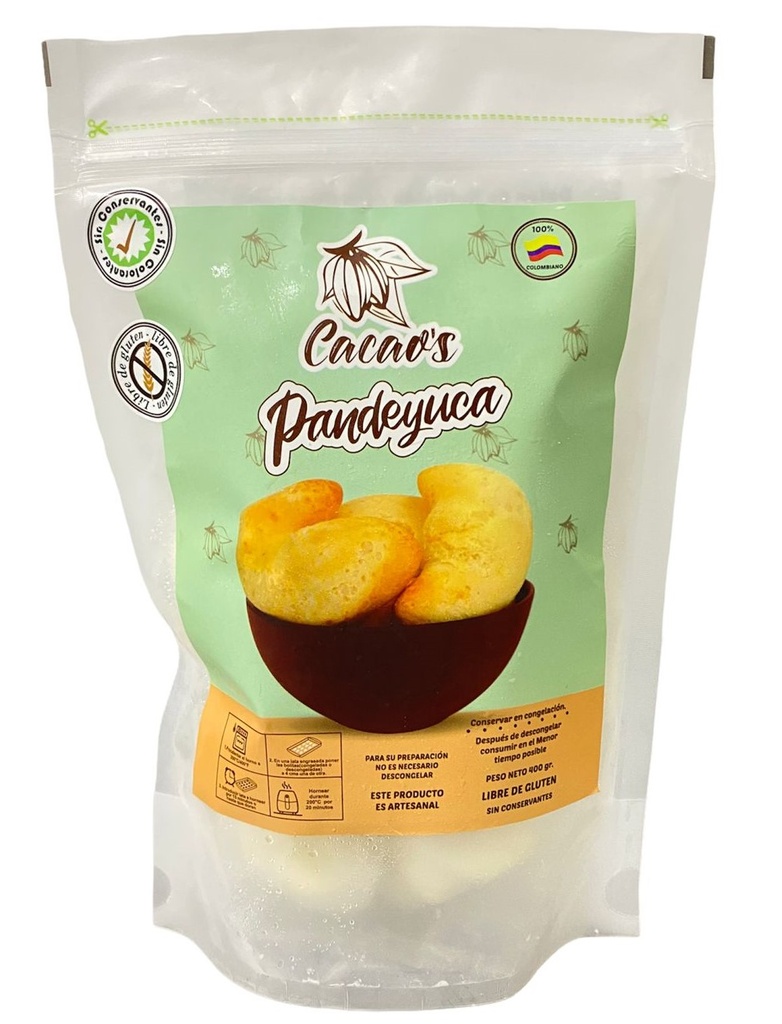 Pandeyuca Cacaos  400Gr 8 Unidades