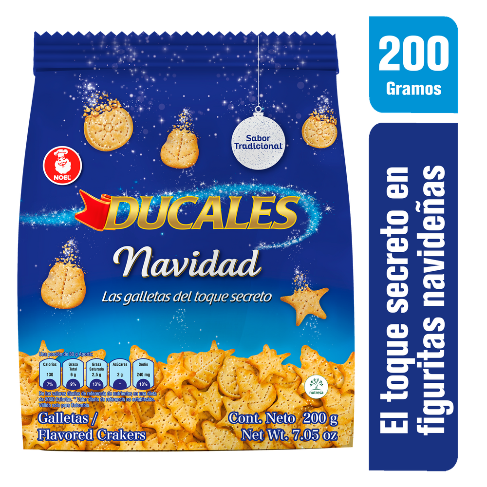 Galletas Ducales Noel Navidad 200Gr