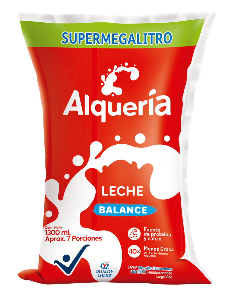Leche UHT Alqueria Balance 1300Ml