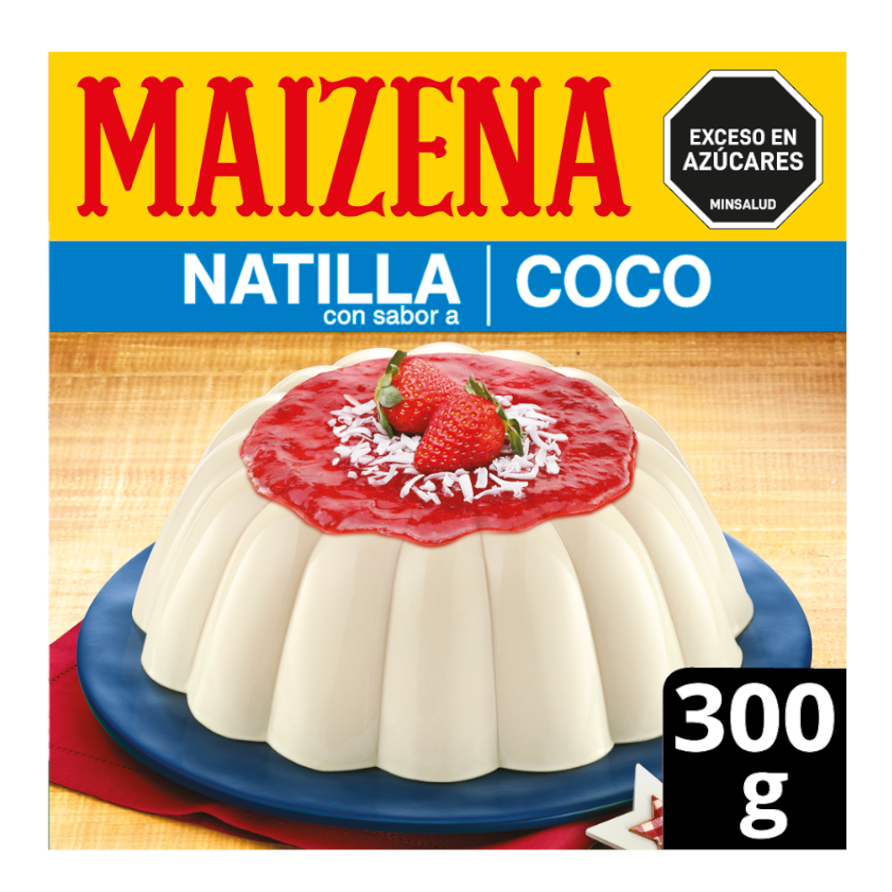 Natilla Maizena Coco Navidad 300Gr