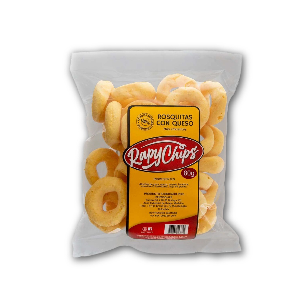 Rosquitas Rapychips 80Gr