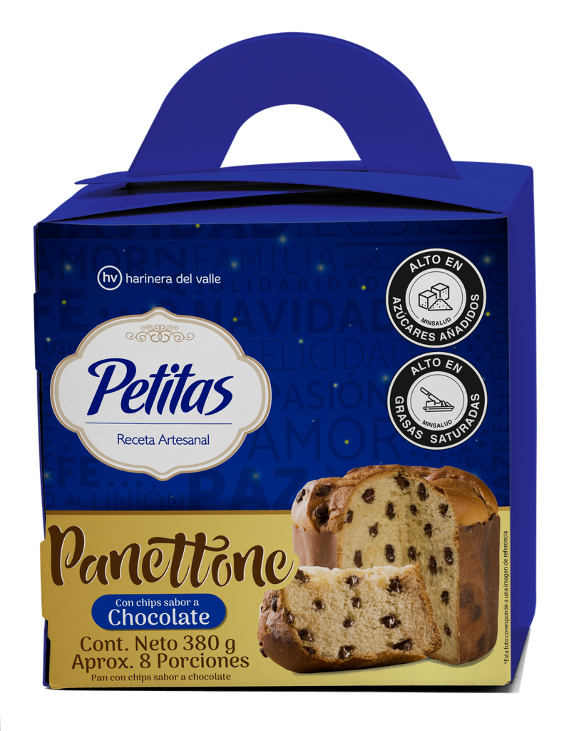 Panettone Petitas Chocolate 380Gr