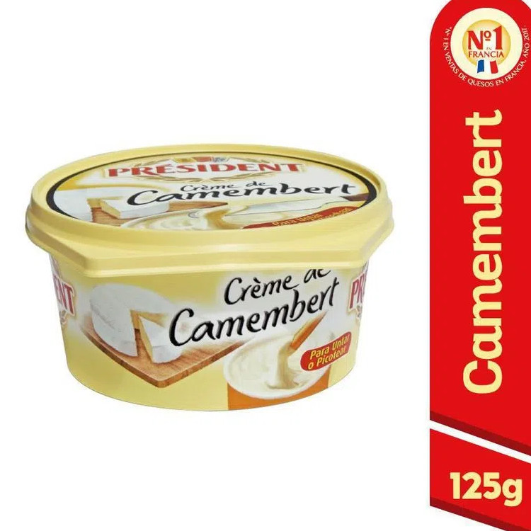 Crema Camembert President 125Gr