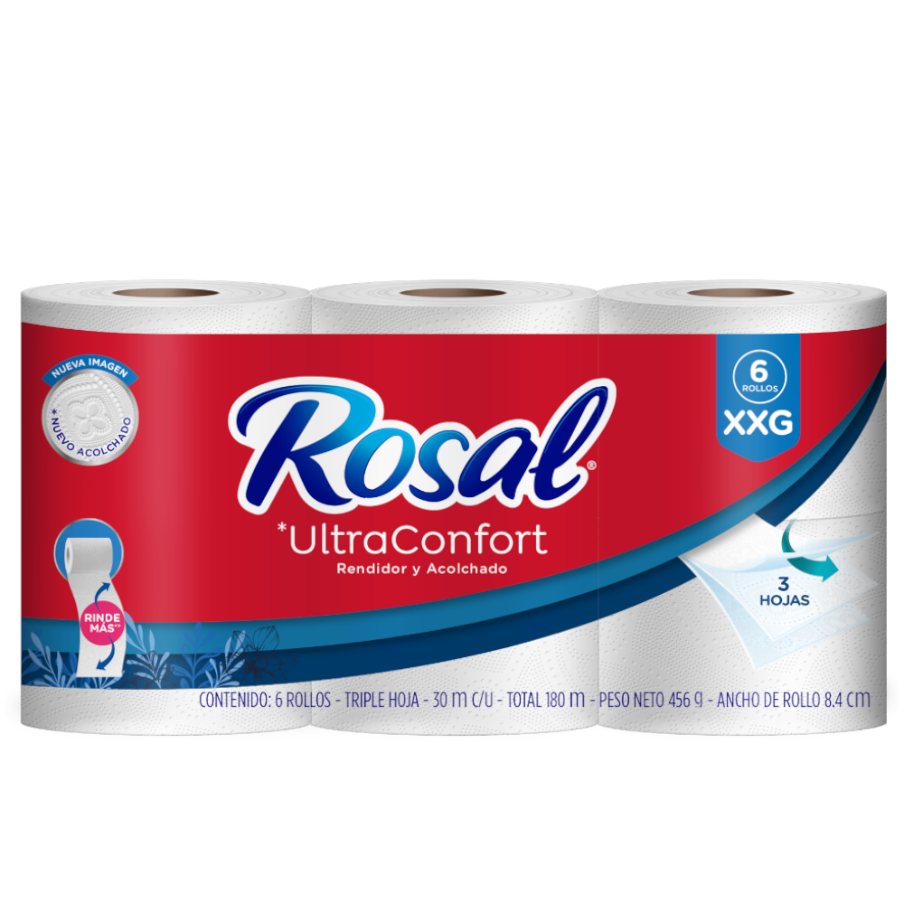 Papel Higiénico Ultra Confort XXG 6 Unidades