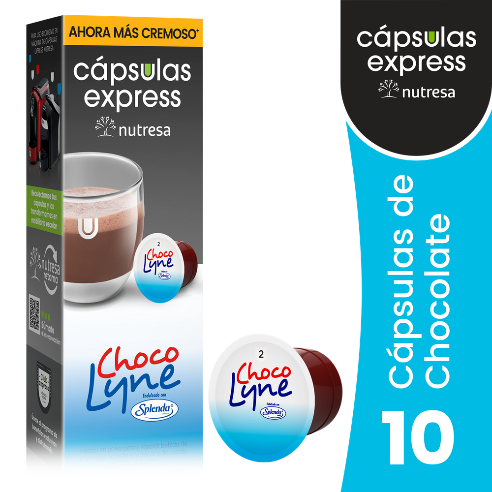 Chocolyne Splenda Cápsula Express 10 Unidades